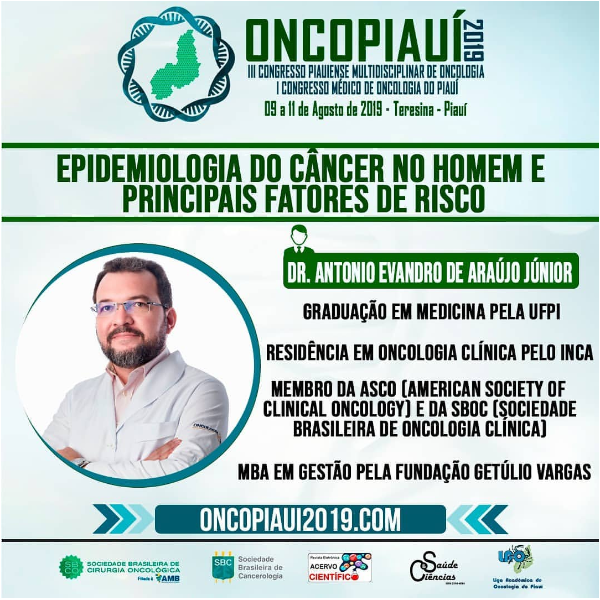 EPIDEMIOLOGIA DO CÂNCER NO HOMEM E PRINCIPAIS FATORES DE RISCO