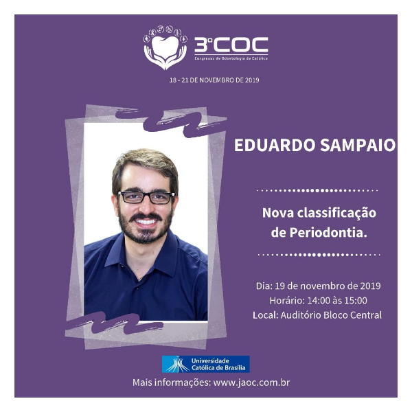 Eduardo de Mesquita Sampaio - Nova Classificação de Periodontia
