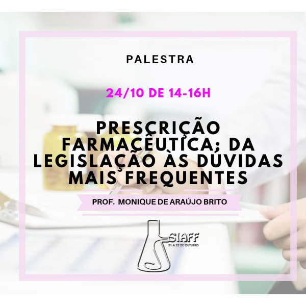 [PA14] Prescrição Farmacêutica: da legislação às dúvidas mais frequente
