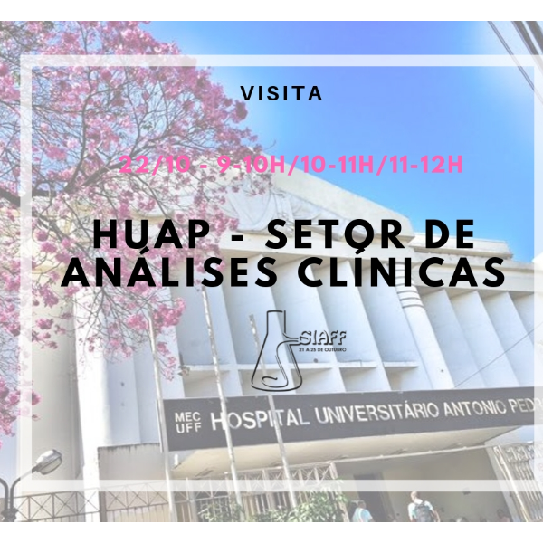 [VT01] Visita Técnica: HUAP - A Importância do Farmacêutico na Análise Clínica