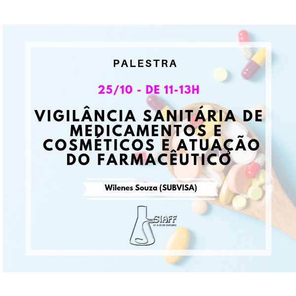 [PA15] Vigilância Sanitária de Medicamentos e Cosméticos e Atuação do Farmacêutico