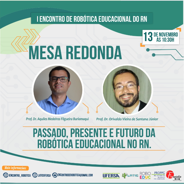 Mesa Redonda: Passado, presente e futuro da Robótica Educacional no RN