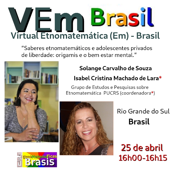 "Saberes etnomatemáticos e adolescentes privados de liberdade: origamis e o bem estar mental"