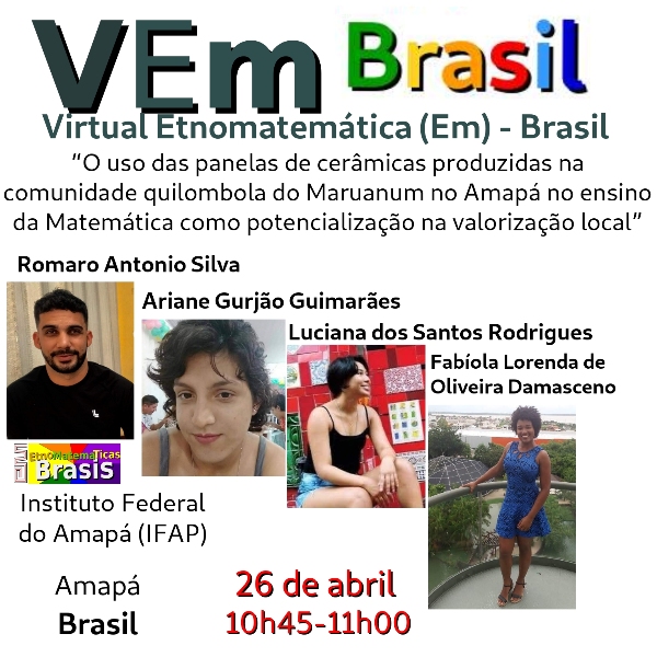 "O uso das panelas de cerâmicas produzidas na comunidade quilombola do Maruanum no Amapá no ensino da Matemática como potencialização na valorização local" 