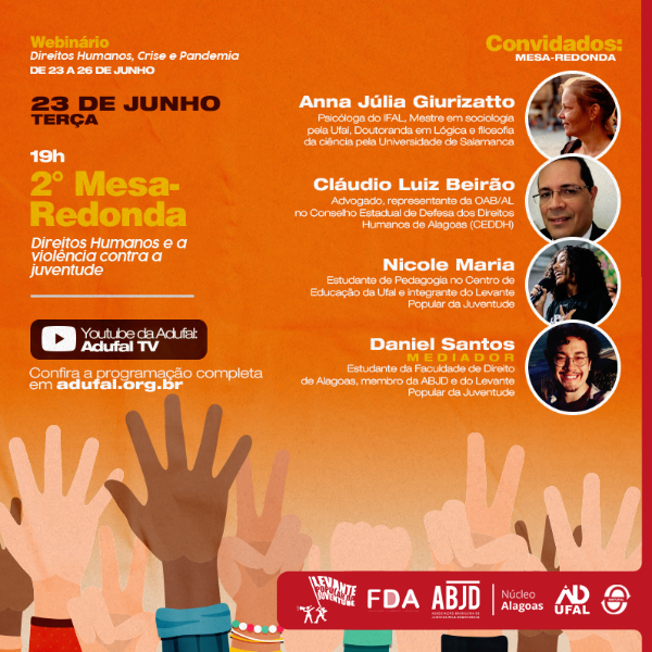 Mesa-redonda 2 - "Direitos Humanos e a violência contra a juventude"