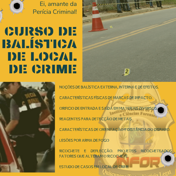 BALISTICA DE LOCAL DE CRIME
