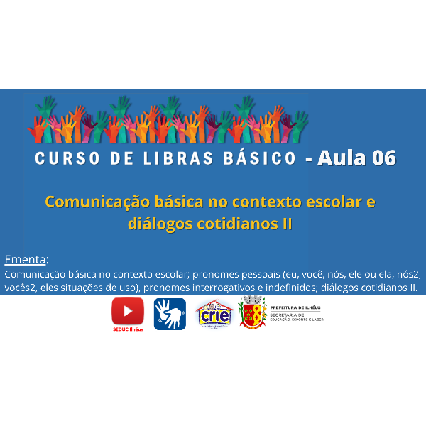 Comunicação básica no contexto escolar e diálogos cotidianos II
