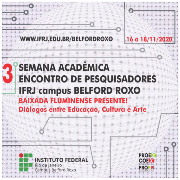 3º Encontro de Pesquisadores - IFRJ/Campus Belford Roxo