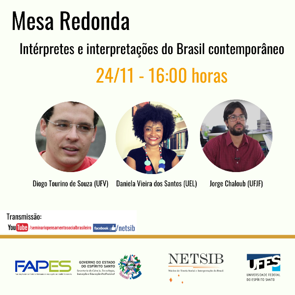 Mesa Redonda Intérpretes e Interpretações do Brasil Contemporâneo