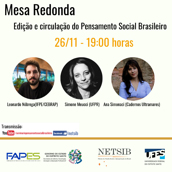 Mesa Redonda Edição e circulação do Pensamento Social Brasileiro