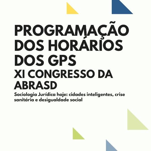 Apresentações nos Grupos de Pesquisa da ABraSD (GPs) 19.10