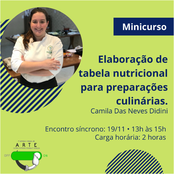 M05-1- ELABORAÇÃO DE TABELA NUTRICIONAL PARA PREPARAÇÕES CULINÁRIAS - Síncrono