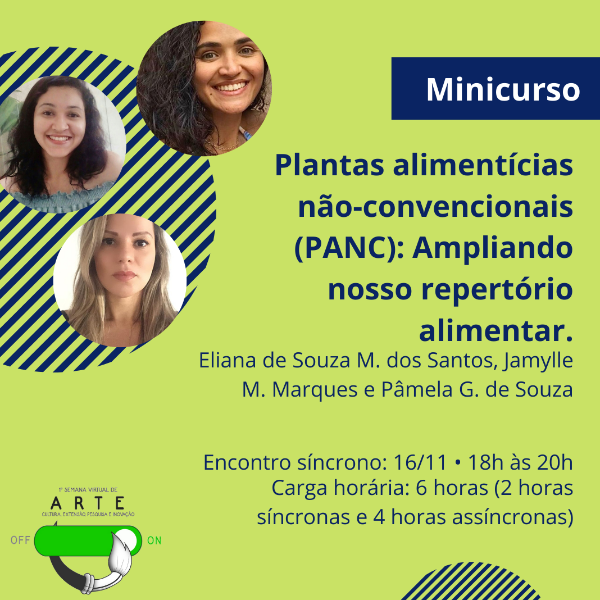 M08-PLANTAS ALIMENTÍCIAS NÃO-CONVENCIONAIS (PANC): AMPLIANDO NOSSO REPERTÓRIO ALIMENTAR - Síncrono e Assíncrono