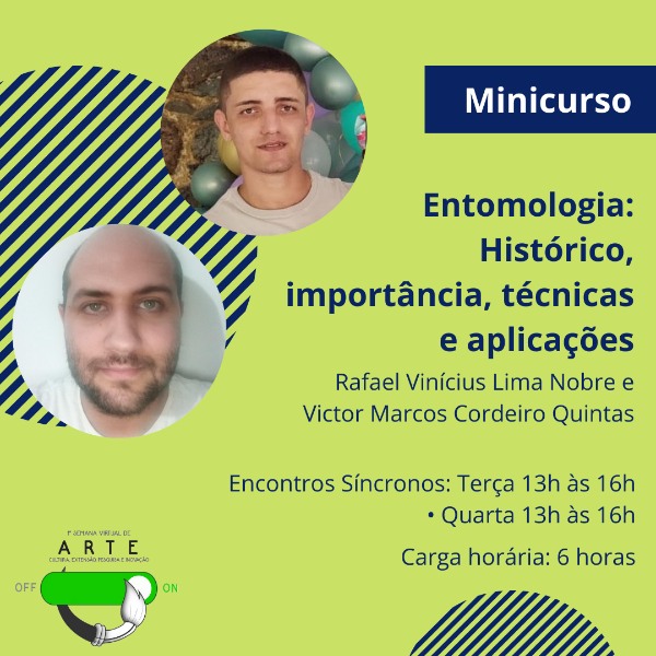 M21: ENTOMOLOGIA: HISTÓRICO, IMPORTÂNCIA, TÉCNICAS E APLICAÇÕES - Síncrono