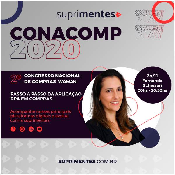 Fernanda Schiesari - Passo a passo da Aplicação RPA em Compras