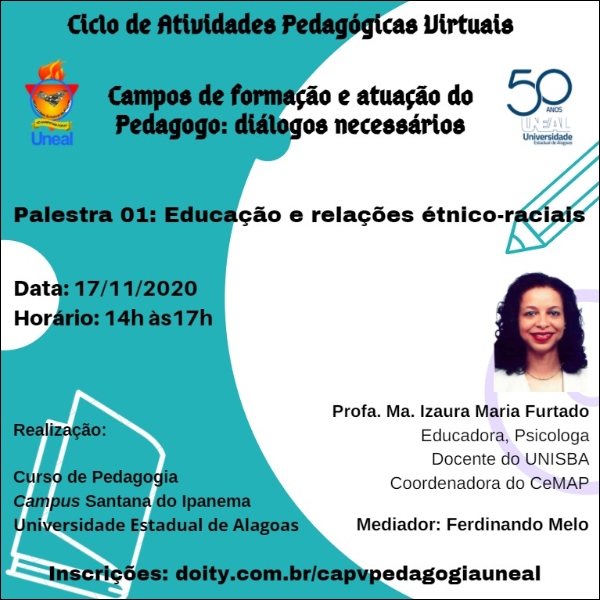 Palestra 01: Educação e relações étnico-raciais