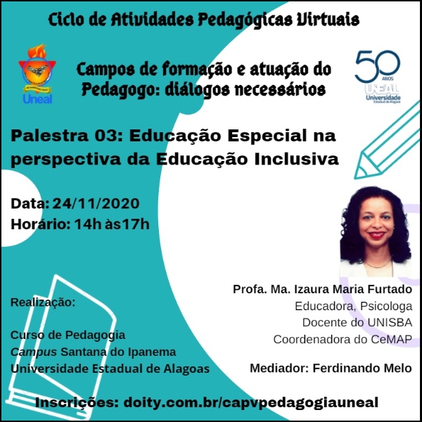 Palestra 03: Educação Especial na perspectiva da Educação Inclusiva
