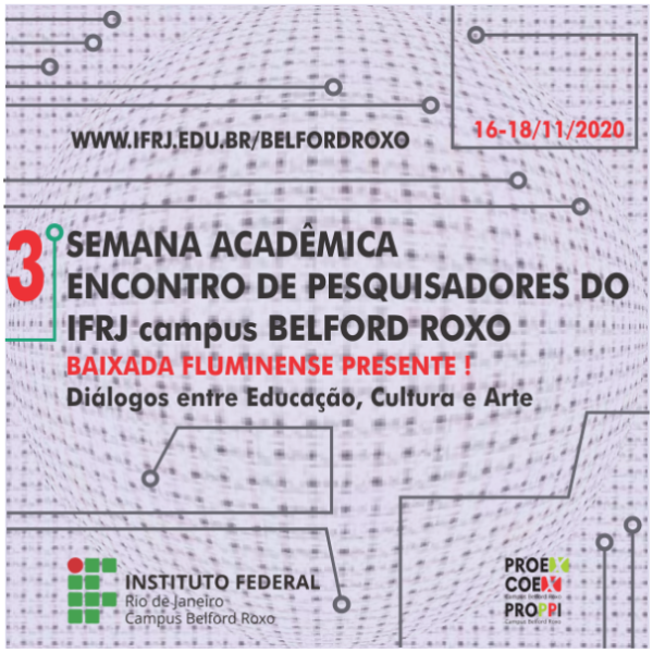 3º Encontro de Pesquisadores - IFRJ/Campus Belford Roxo