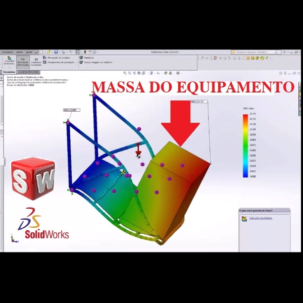 Módulo 2 - Análise por Elementos Finitos, Montagem da análise, visualização dos resultados e pós-processamento