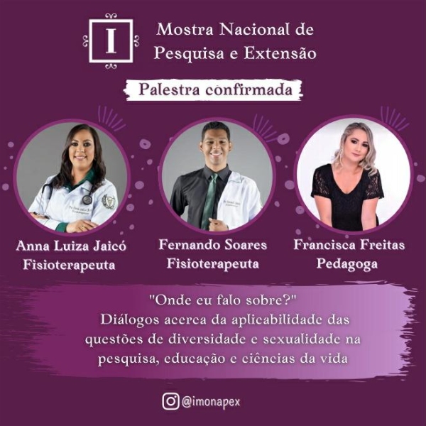 "Onde eu falo sobre?'' Diálogos acerca da aplicabilidade das questões de diversidade e sexualidade na pesquisa, educação e ciências da vida