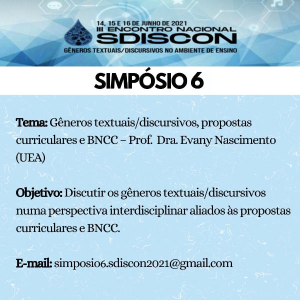 6-	Gêneros textuais/discursivos, propostas curriculares e BNCC