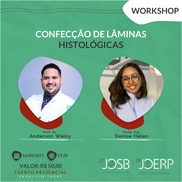 (EVENTO PRESENCIAL) CONFECÇÃO DE LÂMINAS HISTOLÓGICAS