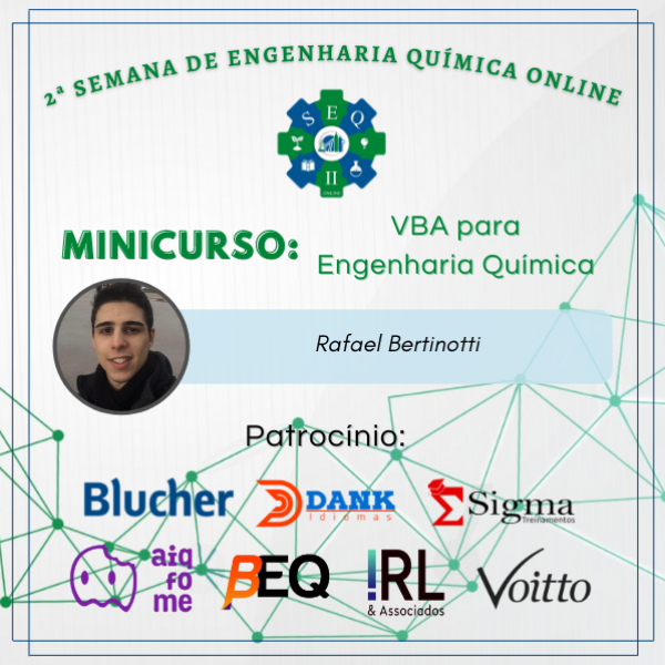 VBA aplicado à Engenharia Química