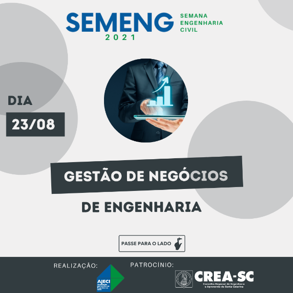 Palestra: Gestão de Negócios de Engenharia com Eng Civil Cristiano Schneider