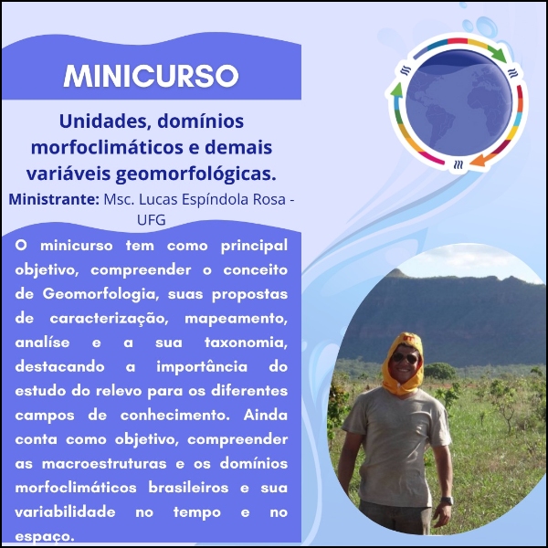 Minicurso 05 - Mapeamento Geomorfológico em Bacias Hidrográficas 