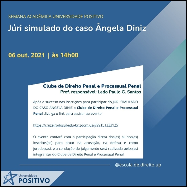 Julgamento simulado - Caso Ângela Diniz