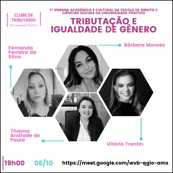 Palestra - Tributação e igualdade de gênero 