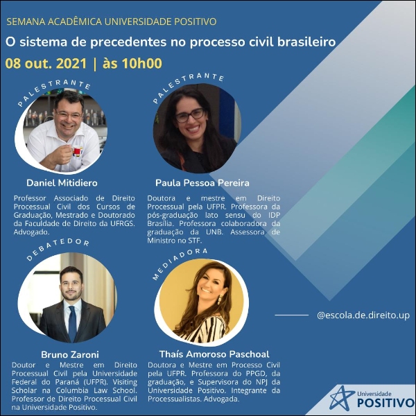 Palestra - O sistema de precedentes no Processo Civil Brasileiro 