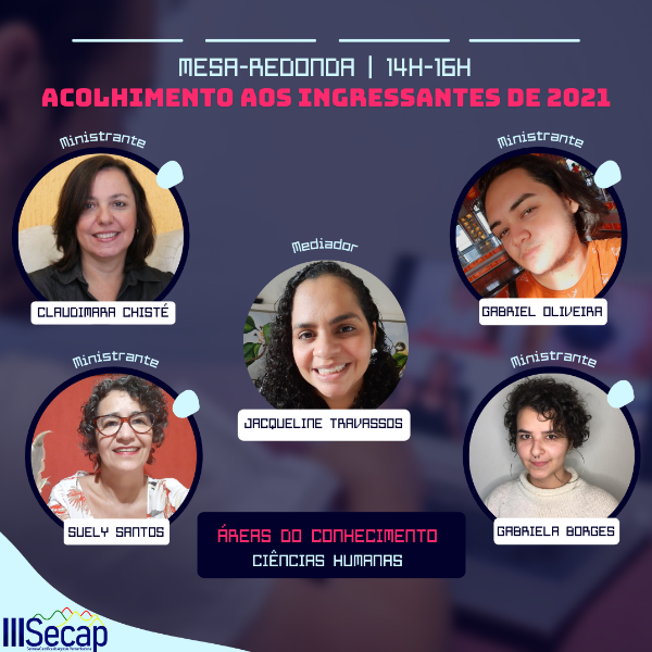 ACOLHIMENTO AOS INGRESSANTES DE 2021