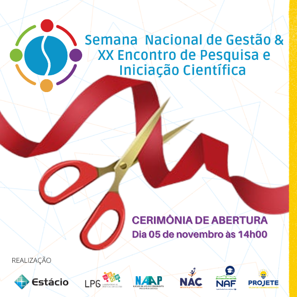 Abertura do XX Encontro de Pesquisa e Iniciação Científica