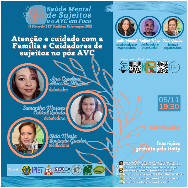 Atenção e cuidado com a Família e Cuidadores de sujeitos no pós AVC 