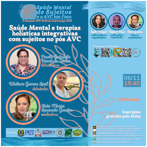 Saúde Mental e terapias holísticas integrativas com sujeitos