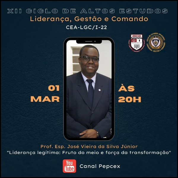 1ª Palestra com Profº Esp. José Vieira da Silva Júnior
