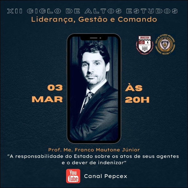 3ª Palestra com Profº Me. Franco Mautone Júnior