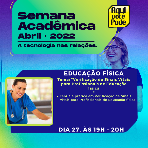 VERIFICAÇÃO DE SINAIS VITAIS PARA PROFISSIONAIS DE EDUCAÇÃO FÍSICA