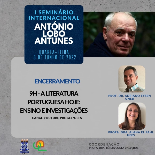 A LITERATURA PORTUGUESA HOJE: ENSINO E INVESTIGAÇÕES