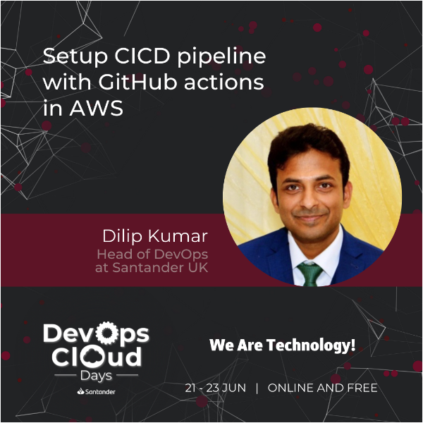 Setup CICD pipeline with GitHub actions in AWS
