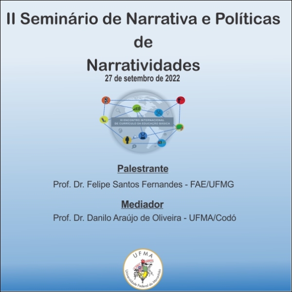 II Seminário de Narrativa e Políticas de Narratividades