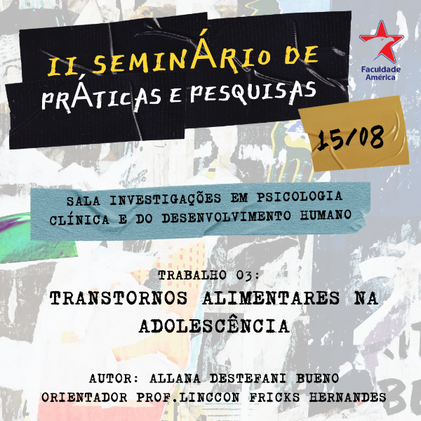 TRANSTORNOS ALIMENTARES NA ADOLESCÊNCIA