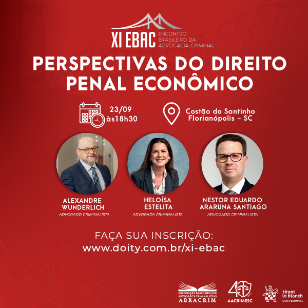 XI EBAC - Perspectivas do Direito Penal Econômico 