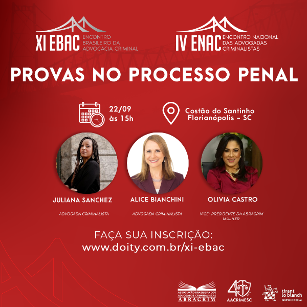 IV ENAC - Provas no Processo Penal