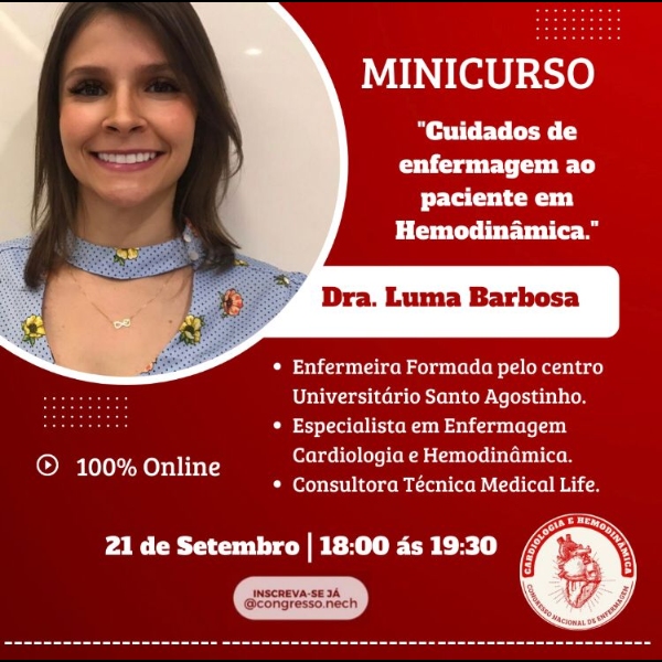 Cuidados de enfermagem ao paciente em Hemodinâmica.