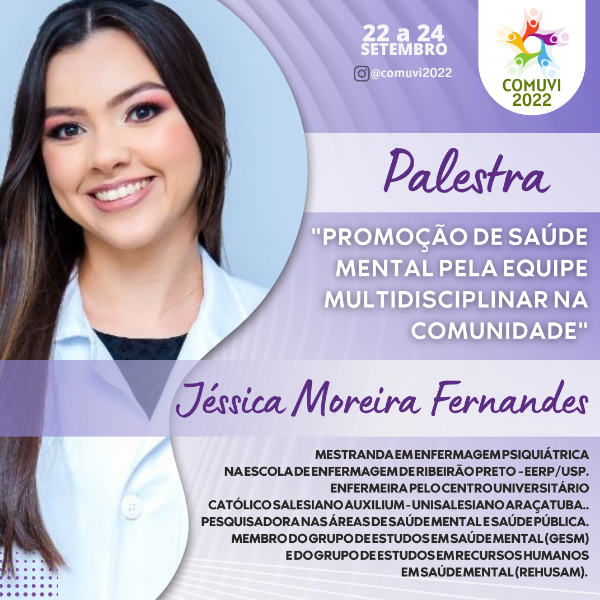 "PROMOÇÃO DA SAÚDE MENTAL PELA EQUIPE MULTIDISCIPLINAR NA COMUNIDADE"