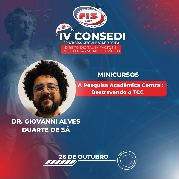 A PESQUISA ACADÊMICA SEM TRAUMAS: DESTRAVANDO O TCC (minicurso)