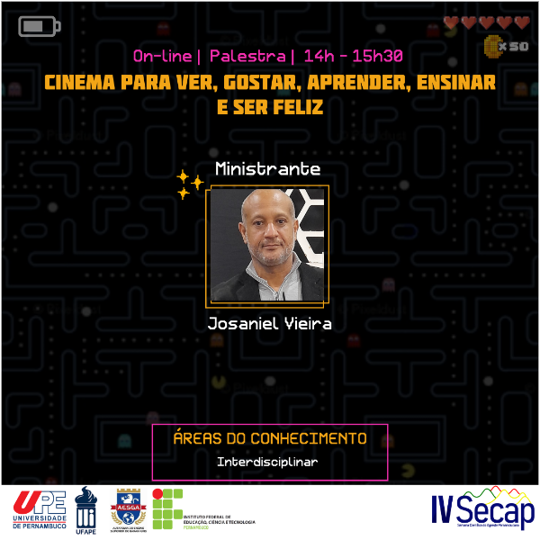 Cinema para ver, gostar, aprender, ensinar e ser feliz