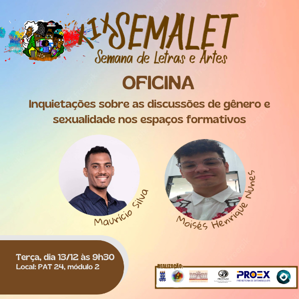  Inquietações sobre as discussões de gênero e sexualidade nos espaços formativos